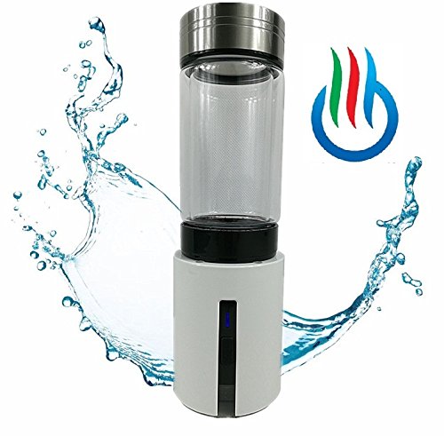 H2 USB Sport Pro Portable Hydrogen Water Generator with Glass Bottle