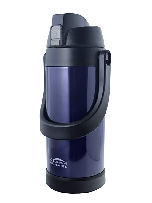 Aquatix Double Wall Insulated Stainless Steel Sport thermos Bottle 68 ounce Midnight Blue