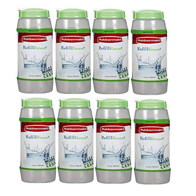 Rubbermaid Sip Bottle, 32-Ounce (Pack of 8)