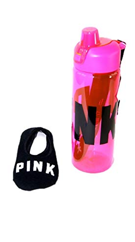 Victoria's Secret PINK Water Bottle Pink On Fleek + Socks