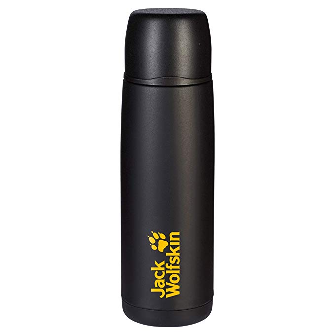 Jack Wolfskin Thermo Grip Bottle, Black, 32 oz