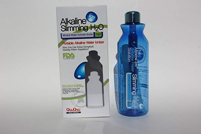 QQ Magic Water Bottle - Premium Portable Alkaline Mineral Water Ionizer (530mL)