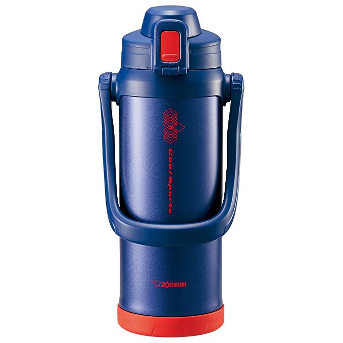 Zojirushi water bottle straight drink sports type stainless cool bottle 2.06L orange navy SD-BB20-AD