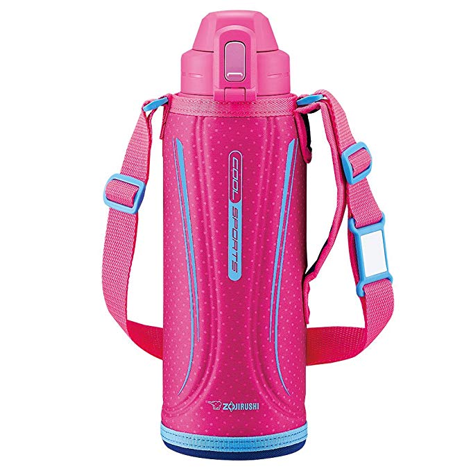 Zojirushi water bottle straight drink sports type stainless cool bottle 1.03L Vivid Pink SD-EC10-PV