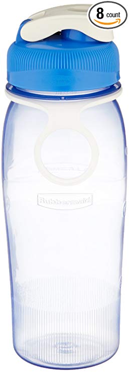 Rubbermaid Beverage Bottle Blue, Green And Red