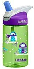Camelbak eddy Kids .4L BPA Free Drinking Water Bottle w/ Bite Valve & Straw Excellent Winter Holiday Christmas Gift For Children (Winter Owls)