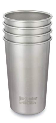 Klean Kanteen Single Wall Stainless Steel Cups, Pint Glasses in 10oz/16oz/20oz