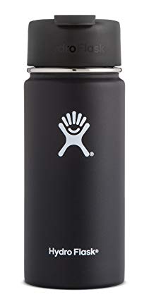 Hydro Flask Double Wall Vacuum Insulated Stainless Steel Water Bottle / Travel Coffee Mug, Wide Mouth with BPA Free Hydro Flip Cap