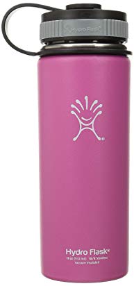 Hydro Flask Insulated Wide Mouth Stainless Steel Water Bottle, Pinkadelic, 32-Ounce